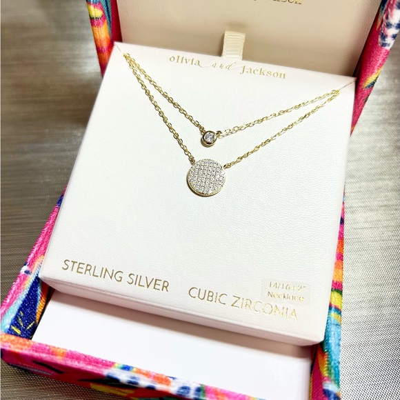 Olivia & Jackson BRAND NEW gold toned adjustable necklace 🤩 Box included🎁 - Picture 3 of 5